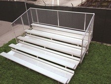 Prestige Bleacher Series w/Chain Link Fence