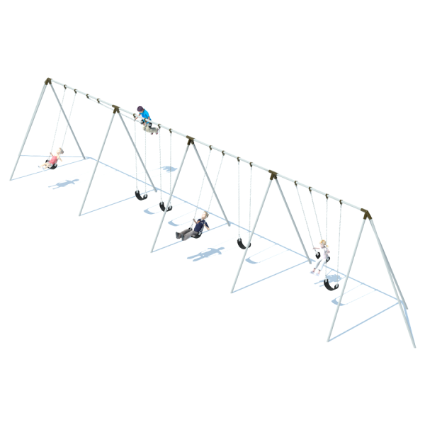 4 Bay 10' Tri-Pod Swing Frame