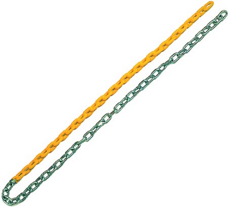 Half Plastisol Coated Chain 