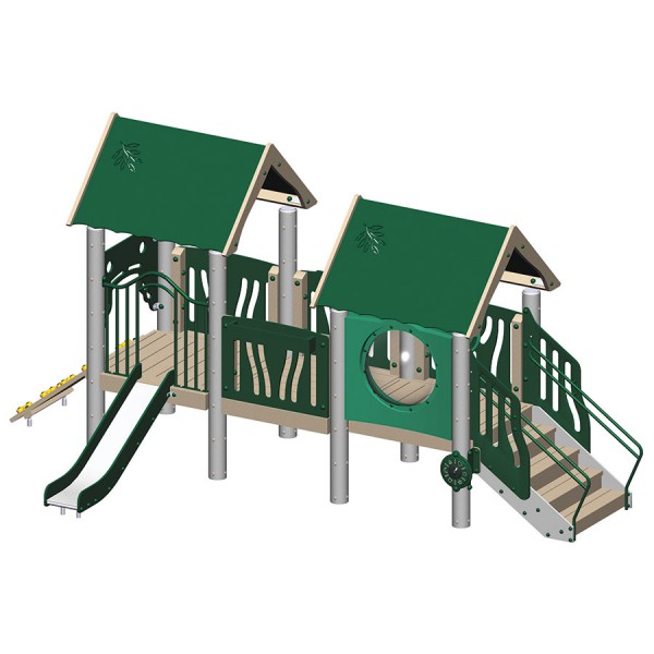 Tot City - Front View - American Playground Company