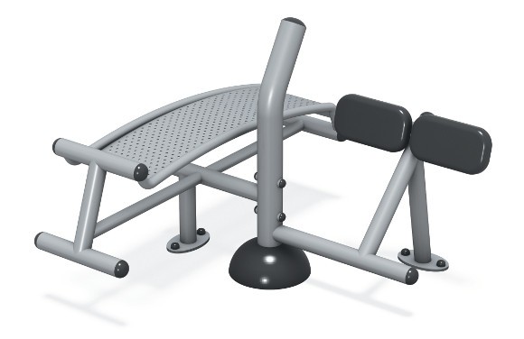 Sit-Up/Back Extension Station