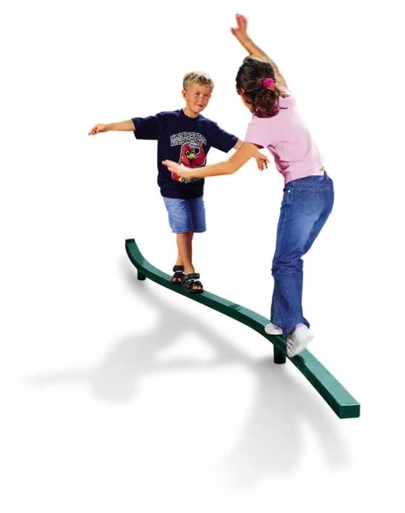 curved balance beam balance