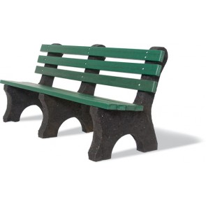 Standard Recycled Bench w/Back