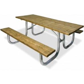 Traditional Heavy Duty Wood/Metal Table