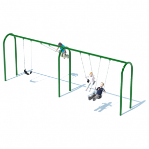 2 Bay 8' Arch 3.5" Swing Frame 