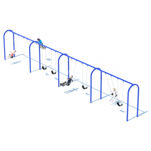 4 Bay 8' Arch 3.5" Swing Frame