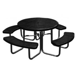 46" Round Expanded Metal Table