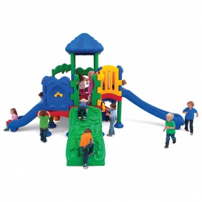 Discovery Center 5 - Budget Playground Equipment - Front View