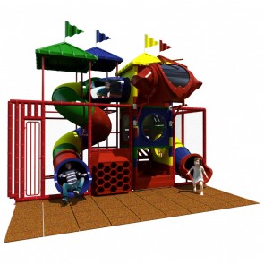 Junior 300 - Front View - Indoor Playground Equipment