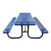 Rectangular Perforated Metal Table