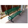 Expanded Metal Bench with back