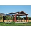 Double Tier Rectangle Steel Shelter