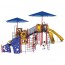 Galaxy Falls Playground - Playful Colors - Rear View