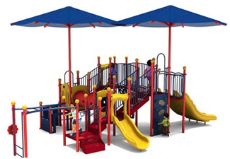 Kidding Around Play Structure - Daycare Playground Equipment - American  Parks Company